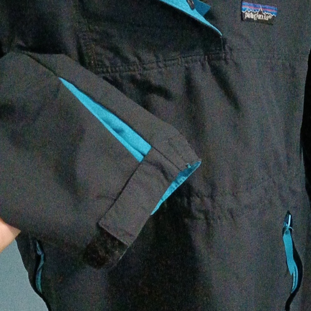 Patagonia Vintage Pullover Windbreaker Rain Jacket with Hood - Picture 9 of 15